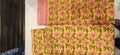 Ishita Floral Unstitched Kurti Set in Mustard Yellow - Arundhati Threads