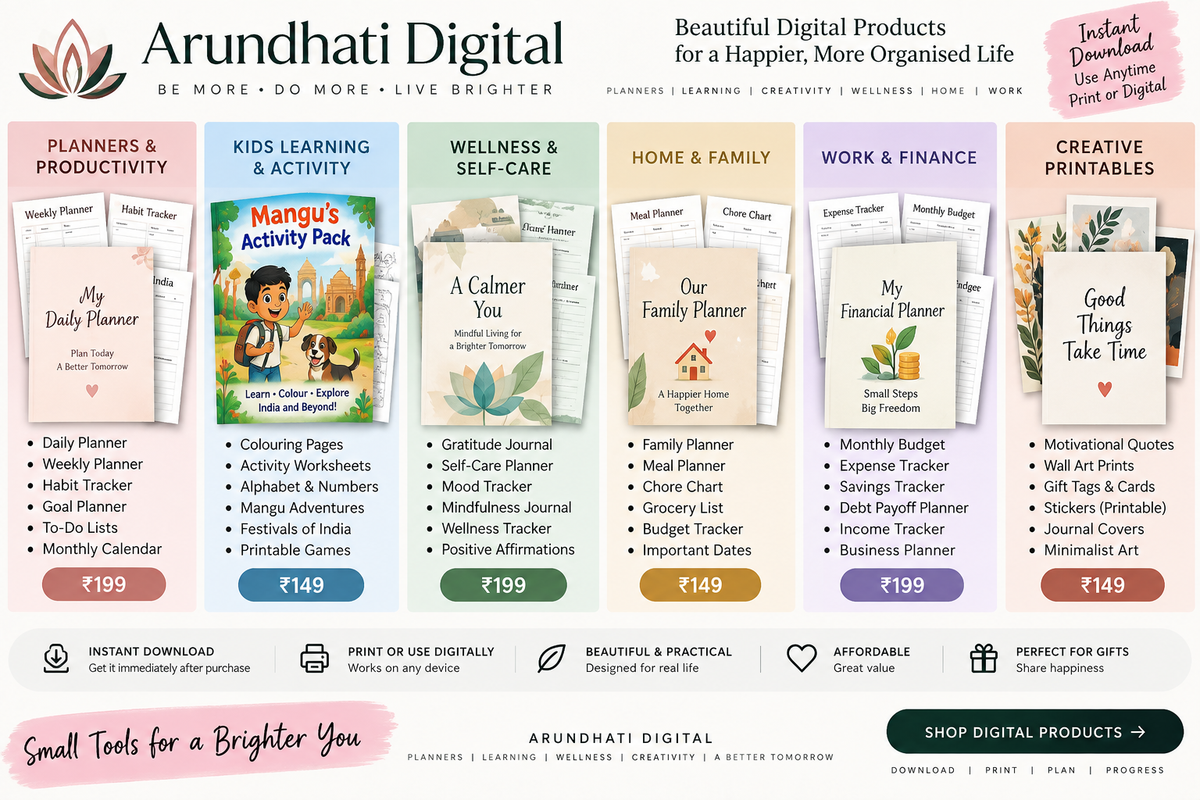 Arundhati Digital Family Planner