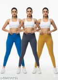 Women's stretchable leggings pack of 3